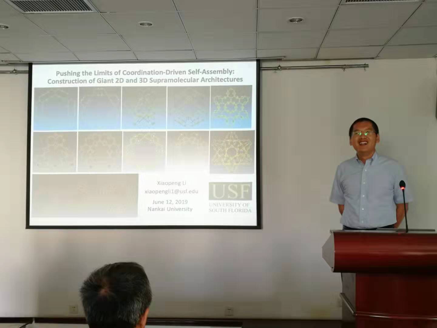 Welcome Professor Xiaopeng Li from University of South Florida